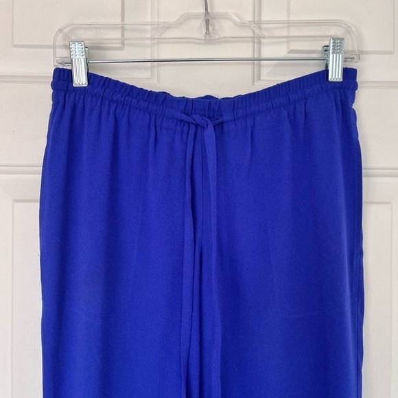 T. Babaton Cobalt Blue Relaxed Fit Drawstring Waist Trouser XS - Picture 2 of 16